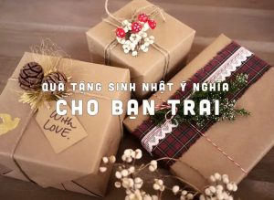 Quà tặng bạn trai ý nghĩa